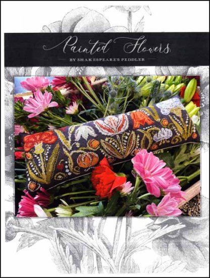 Painted Flowers - Click Image to Close