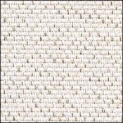 Gold Metallic/Antique White Aida 14, 43" x 1yd, Zweigart