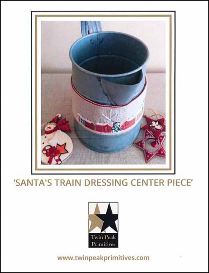 Santa's Train Dressing Centerpiece - Click Image to Close