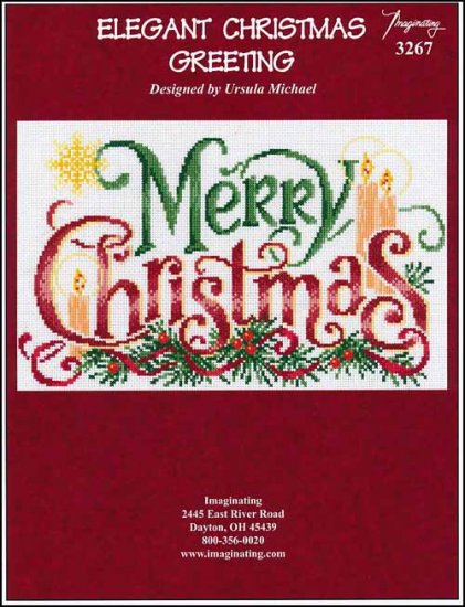 Elegant Christmas Greeting - Click Image to Close