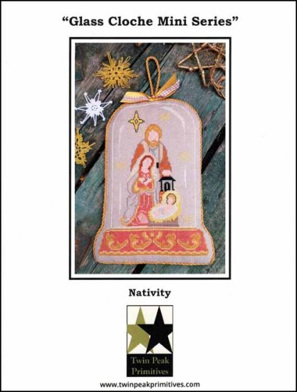 Glass Cloche Mini Series: Nativity - Click Image to Close