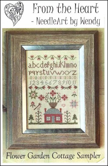 Flower Garden Cottage Sampler - Click Image to Close