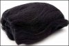 Black Wool Roving