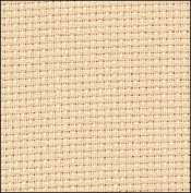 Beige Aida 14, 43" x 1yd, Zweigart