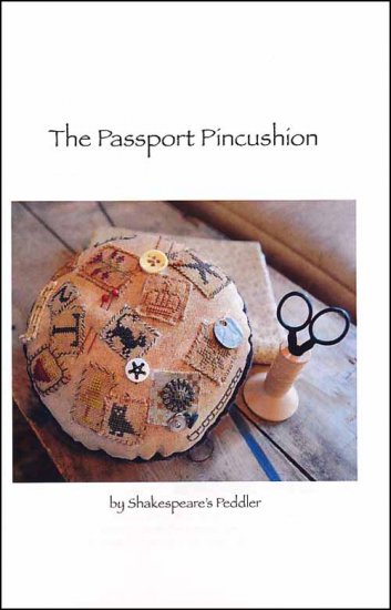 Passport Pincushion - Click Image to Close