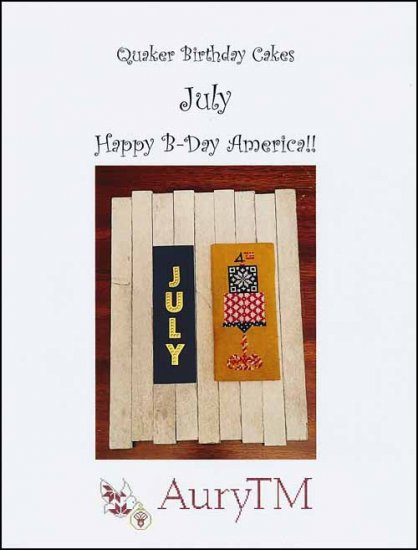 Quaker Birthday Cakes July Happy B-Day America - Click Image to Close