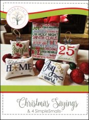 Christmas Sayings & 4 Simple A Smalls