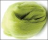 Lime Green Wool Roving