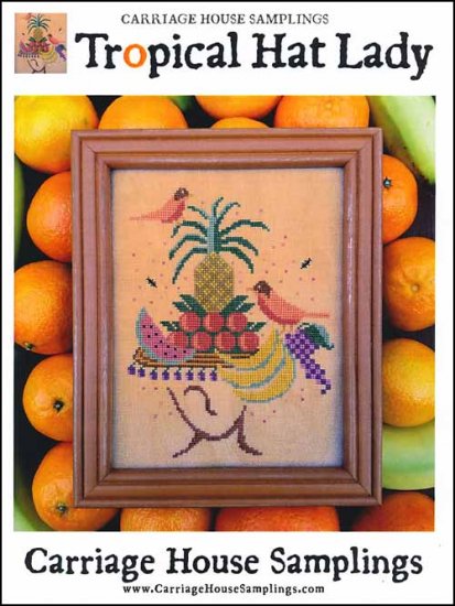 Tropical Hat Lady - Click Image to Close