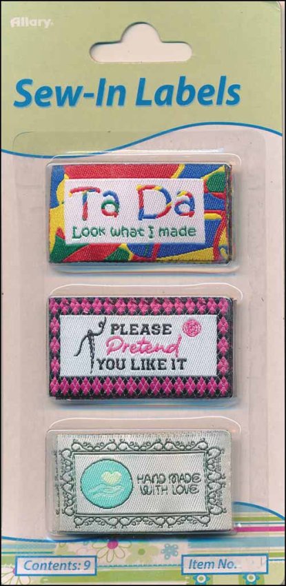 (image for) Sew-In Labels - Click Image to Close