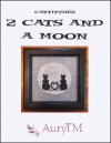 Cattitudes 2 Cats and a Moon