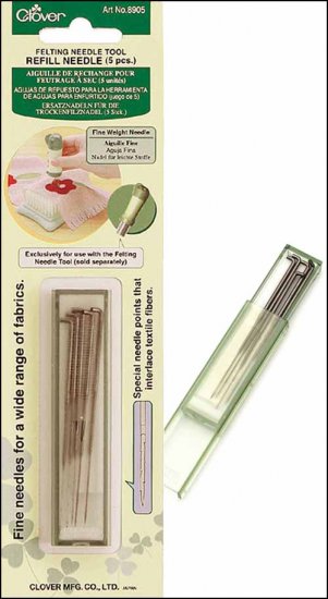 Fine Weight Needle Felting Tool Refill, pk of 5 - Click Image to Close