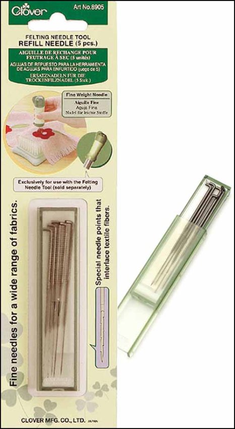 (image for) Fine Weight Needle Felting Tool Refill, pk of 5 - Click Image to Close