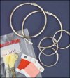1 1/2" Rings, Pack of 6 for Floss Organizers