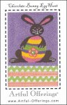 Chocolate Bunny Egg Hunt Punchneedle Pattern