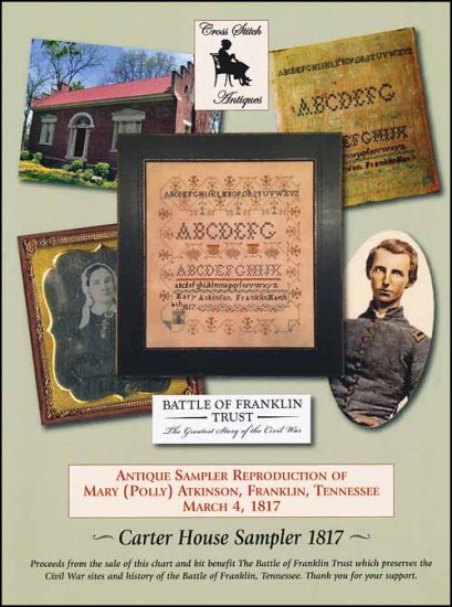 Carter House Sampler 1817 - Click Image to Close