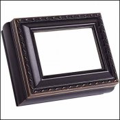 Black Rectangular Treasure Box