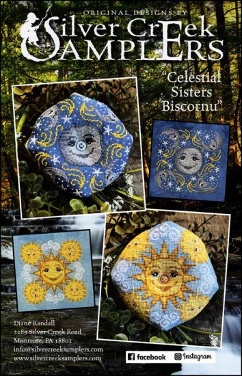 (image for) Celestial Sisters Biscornu - Click Image to Close