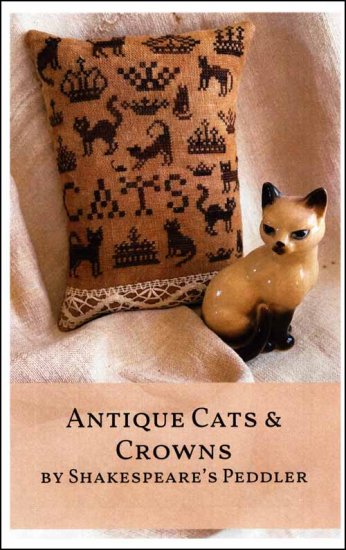 Antique Cats & Crowns - Click Image to Close