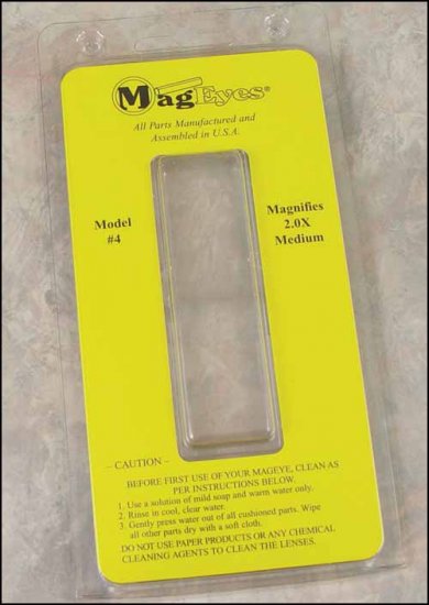 2X MagEyes Lens (Model #4) for MagEyes Magnifier - Click Image to Close