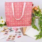 (image for) Big Daisy Project Bag, Pink