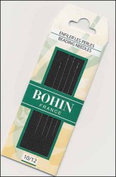 Beading Needles Sizes 10 and 12 Long, Bohin France [2130] - $6.20 : Yarn  Tree, Your X-Stitch Source