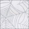 Silver Glitter Webs on White 32ct Linen Fat Quarter Silver Glitter Webs on White 32ct Linen Fat Quarter