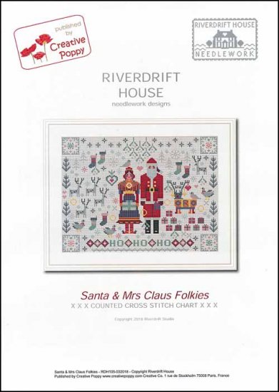 Santa & Mrs Claus Folkies - Click Image to Close