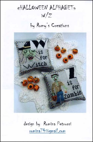 Halloween Alphabet W/Z - Click Image to Close