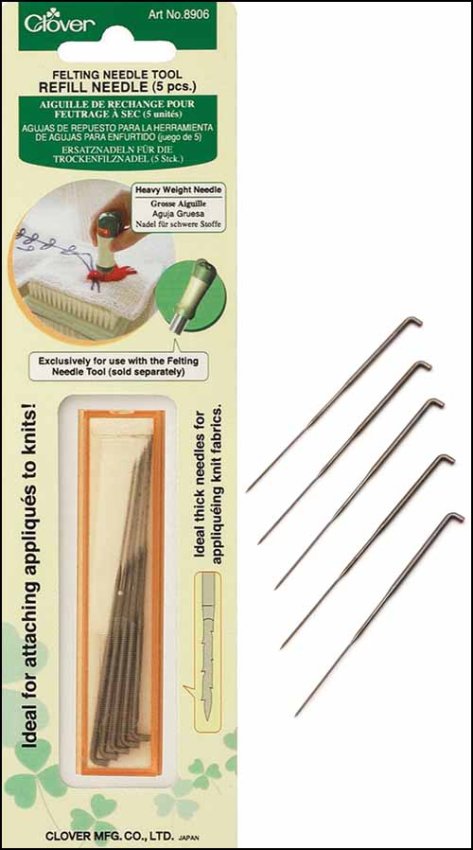 (image for) Heavy Weight Needle Felting Tool Refill Pk 5 - Click Image to Close
