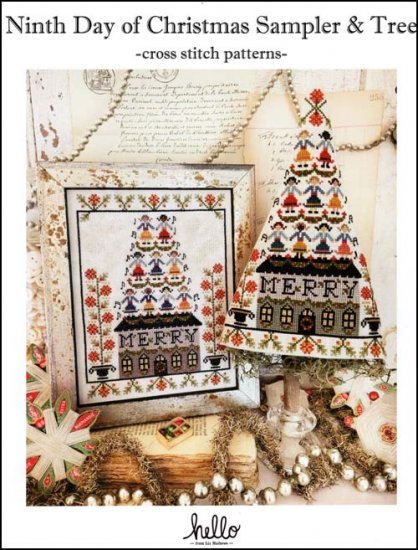 Ninth Day of Christmas Sampler and Tree - Click Image to Close