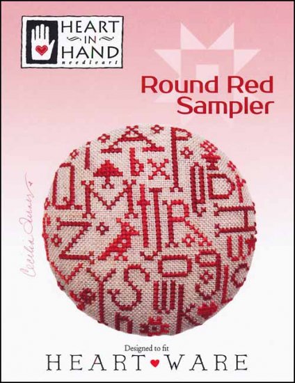 Round Red Sampler - Click Image to Close