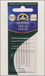 Beading Needles Sizes 10/12 Beading, DMC