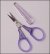 Lavender (Violet) Cotton Candy 3¼ Embroidery Scissors