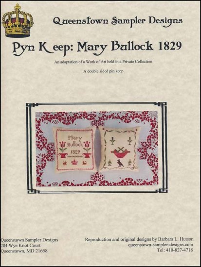 (image for) Pyn Keep: Mary Bullock 1829 - Click Image to Close