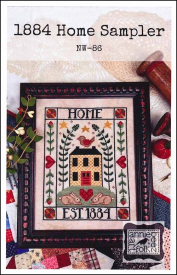 1884 Home Sampler - Click Image to Close