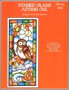 (image for) Stained Glass Autumn Owl