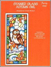 (image for) Stained Glass Autumn Owl