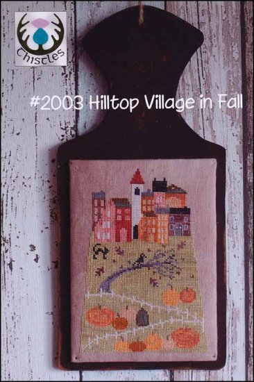 Hilltop Village In Fall - Click Image to Close