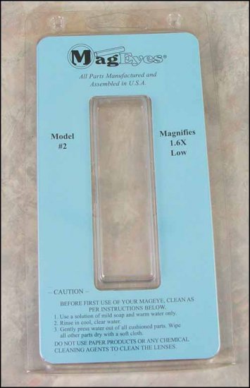 1.6X Mag-Eyes Lens (Model #2) for MagEyes Magnifier - Click Image to Close