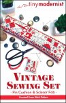 Vintage Red Sewing Set