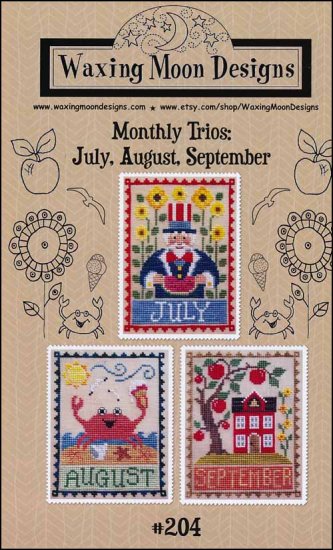Monthly Trio: July, August, September - Click Image to Close