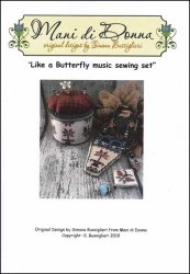 Like A Butterfly Music Sewing Set