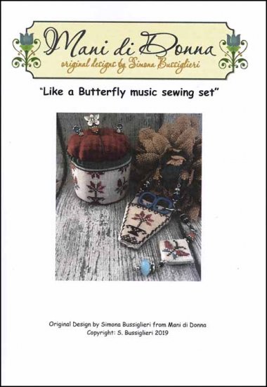 Like A Butterfly Music Sewing Set - Click Image to Close