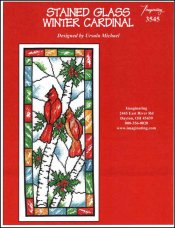 (image for) Stained Glass Winter Cardinal