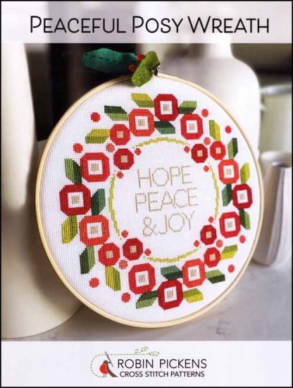 Peaceful Posy Wreath - Click Image to Close