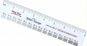 Wholesale BENECREAT 3 Styles Acrylic Knitting Gauge Rulers