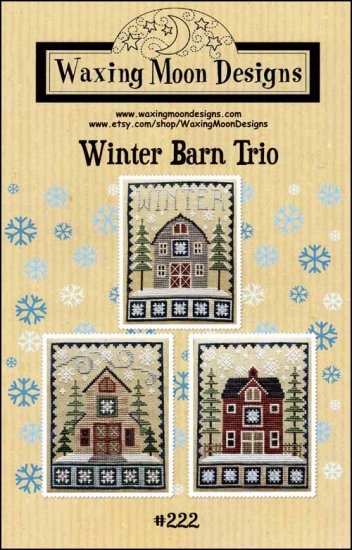 Winter Barn Trio - Click Image to Close