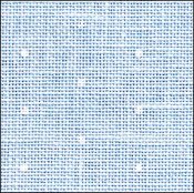 Mini Dots Blue Linen w/White Dots Cashel Linen