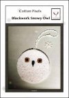 Blackwork Snowy Owl